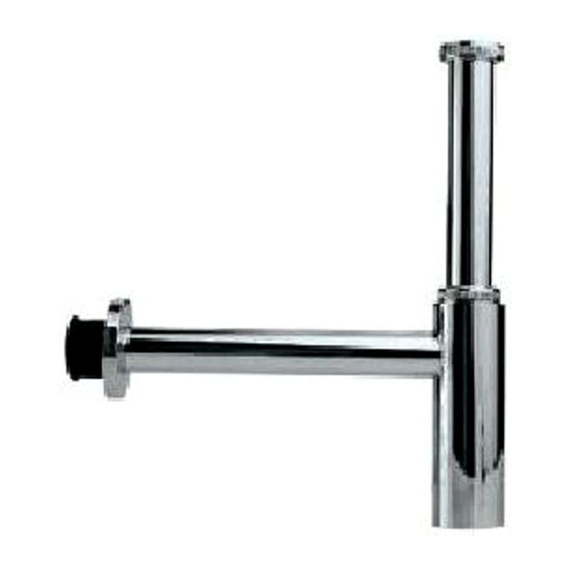 190mm Bottle Trap 32mm Size with 300mm & 190mm Long Wall Connection Pipes & Wall Flange