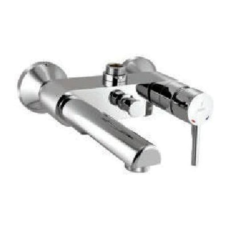Single Lever Wall Mixer with Provision for Connection to Exposed Shower Pipe (SHA-1211N) with Connecting Legs & Wall Flanges