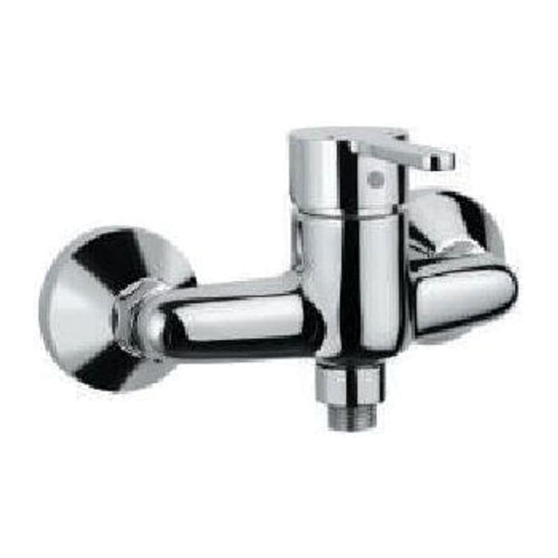 Single Lever Exposed Shower Mixer for Shower Connection to Hand Shower with Connecting & Legs & Wall Flanges