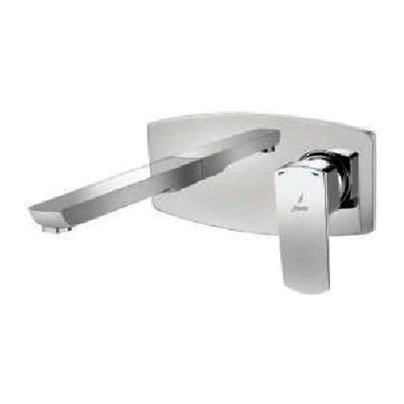 Exposed Part Kit of Single Lever Basin Mixer Wall Mounted Consisting of Operating Lever, Cartridge Sleeve, Wall Flange, Nipple & (Compatible with ALD-233N or ALD-235N)