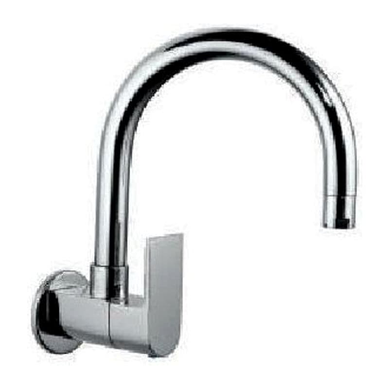 Sink Cock with Regular Swinging Spout Legs (Wall Mounted Model) With Wall Flange