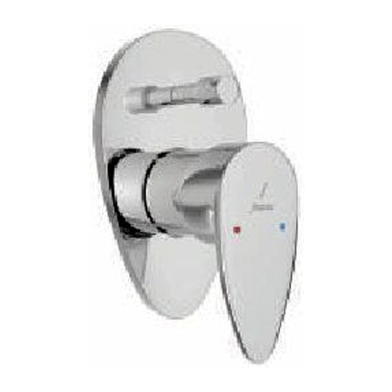 Single Lever Exposed Parts Kit of Hi-flow Sleeve, Diverter Consisting of Operating Lever, Cartridge Sleeve, Wall Flange (with Seals), Button Assembly Sleeve & Button (Compatible with ALD-079N)