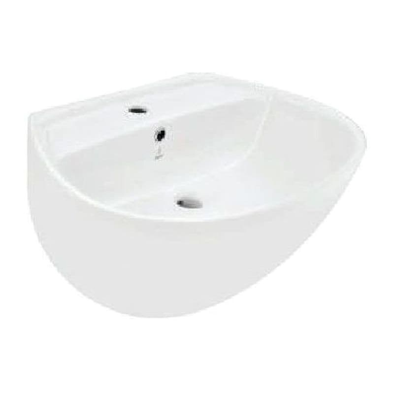 Wall Hung Basin with Fixing Accessories, Size: 635x485x305 mm