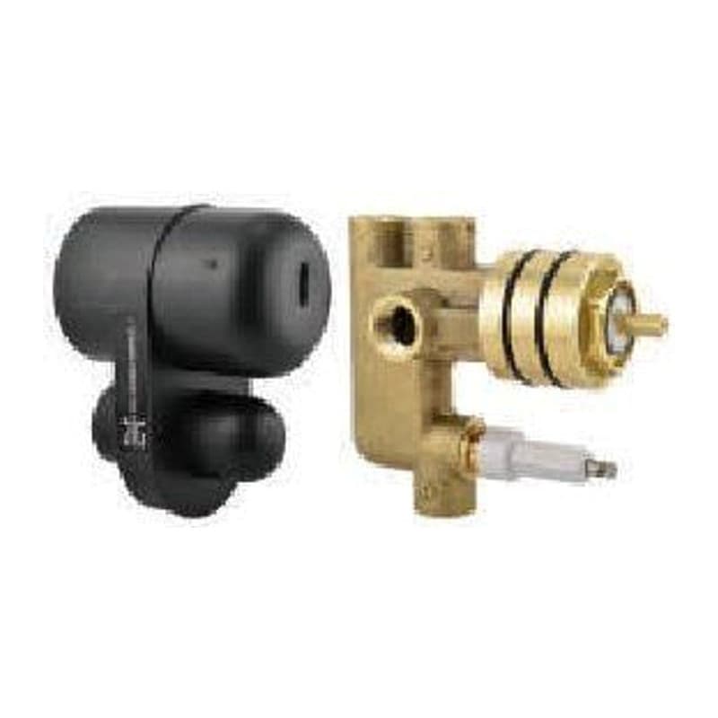 Concealed Body for 3-Inlet Single Lever Diverter with Button Assembly, But without Exposed Parts