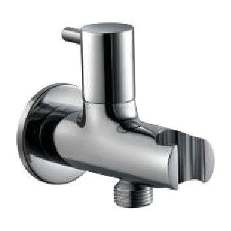 For Round Wall Outlet with Shower Hook and Shut and off Valve