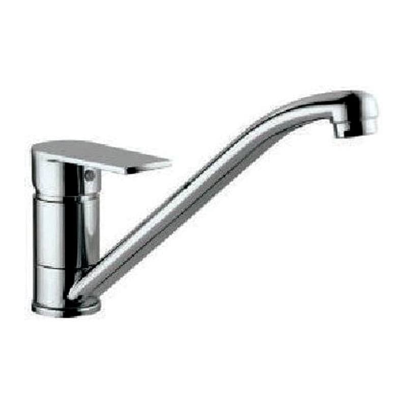 Single Lever Sink Mixer with Swinging (Table Mounted) with 450mm Long Braided Hoses