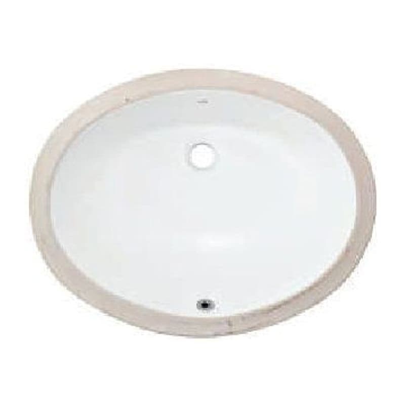 Under Counter Basin with Size: 605x430x200 mm, Shape: Oval