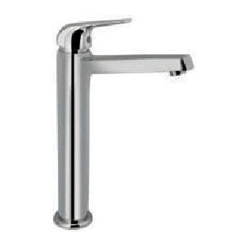 Single Lever Tall Boy without Popup Waste System, with 600mm Long Braided Hoses