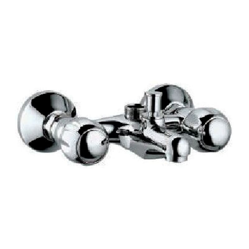 Wall Mixer with Telephone Shower Arrangement, Connecting Legs & Wall but without Crutch & Telephone Shower
