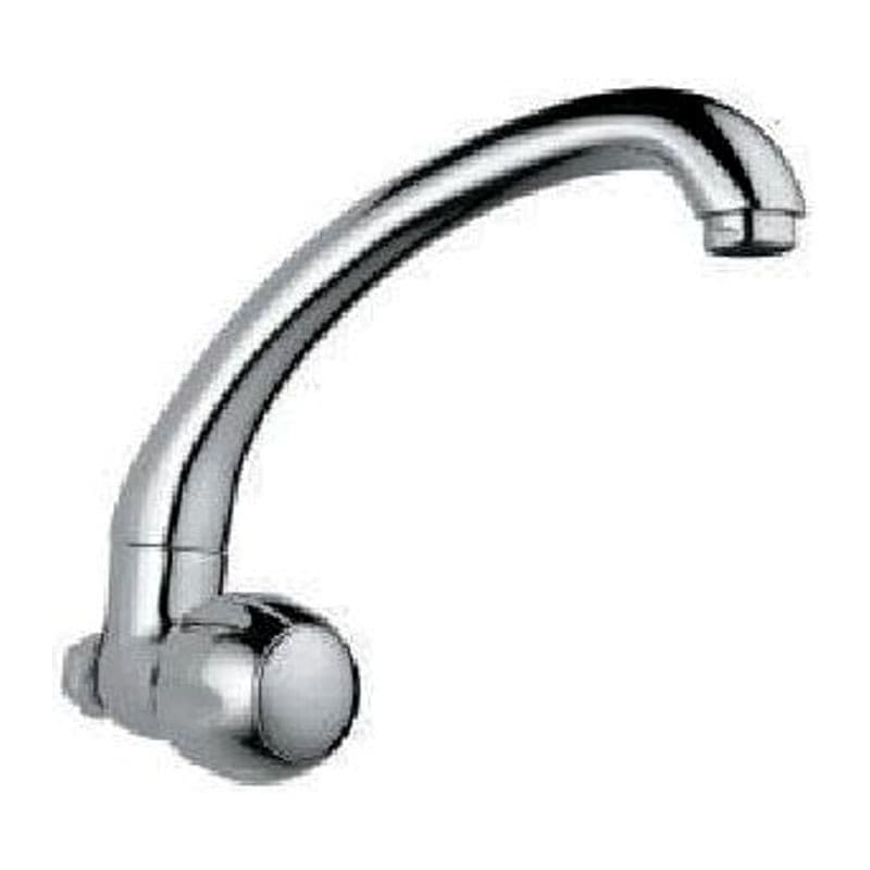 Sink Cock with Swinging Spout (Wall Mounted Model)