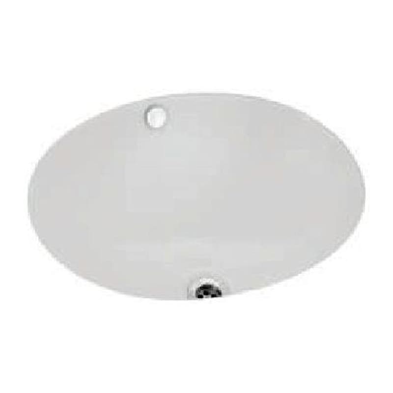 Under Counter Basin with Fixing Accessories, Size: 560x430x195 mm, Shape: Oval