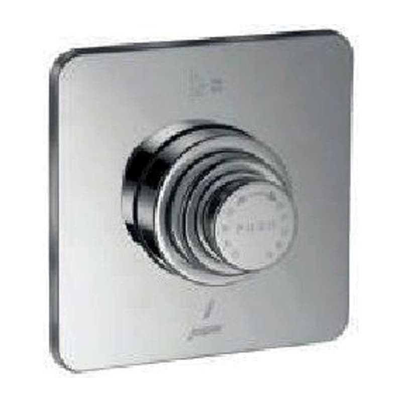 Size Metropole Flush Valve Dual Flow 32mm Size (Concealed Body) with Exposed Shut off Provision & 100mm Square Plate (3.0/6.0 Lts. Per Flushing)