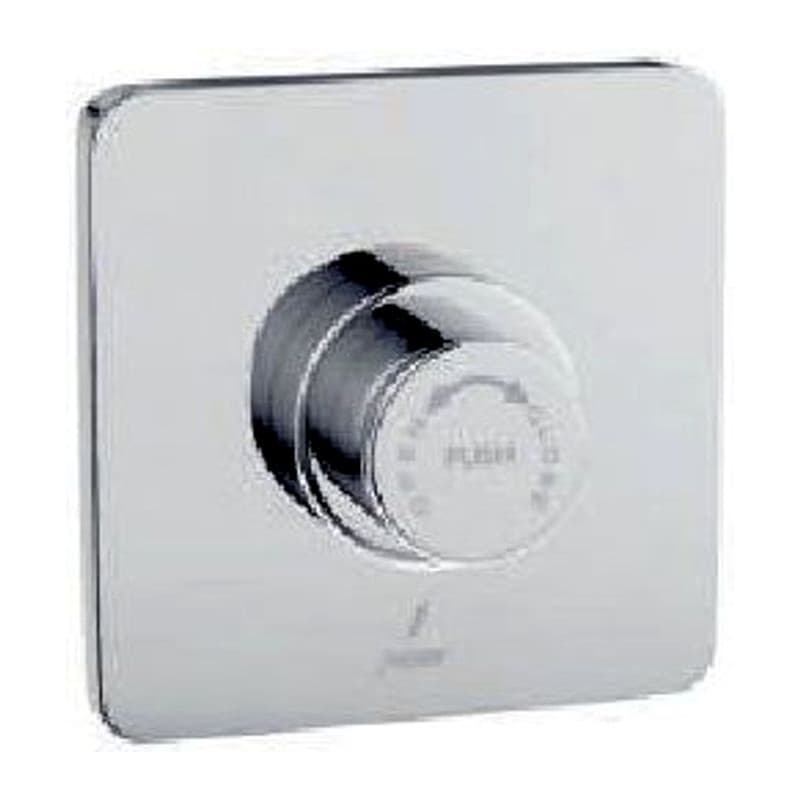 Metropole Flush Valve Regular 32mm Size Provi- (Concealed Body) with Exposed Shut off Provision & 100mm Square Plate