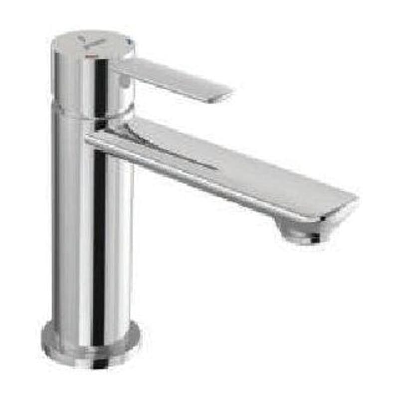 Single Lever Basin Mixer without Popup System with 450mm Long Braided Hoses