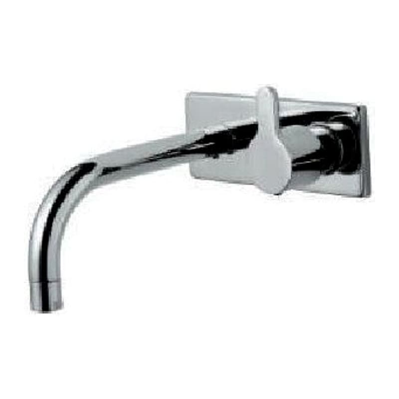 Spout Exposed Part Kit of Single Concealed Stop Cock Consisting of Operating Lever, Sleeve, Wall Flange (with Seals) & Basin (Compatible with ALD-441)