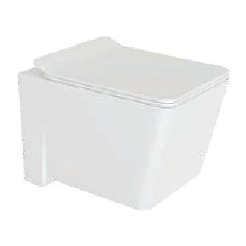 mm Rimless Blind Installation Wall Hung WC With UF Soft Close Seat Cover, Hinges And Accessories Set, Size: 380x525x375 mm mm