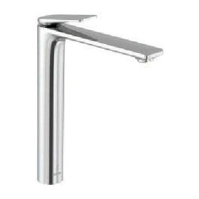 Single Lever Tall Boy without Popup Waste with System with 600mm Long Braided Hoses Flange