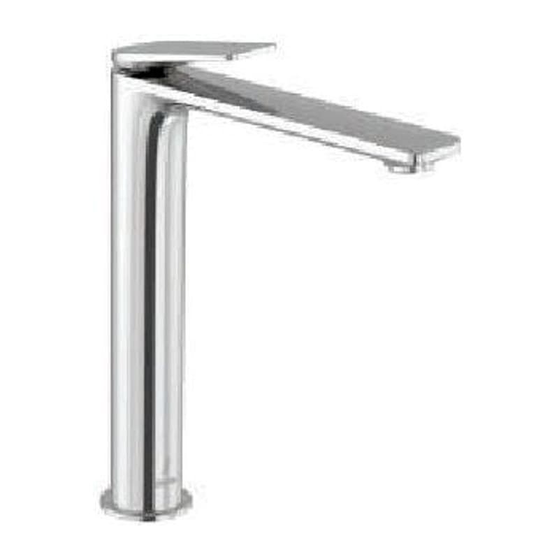 Single Lever Tall Boy without Popup Waste System, with 600mm Long Braided Hoses and Base Flange