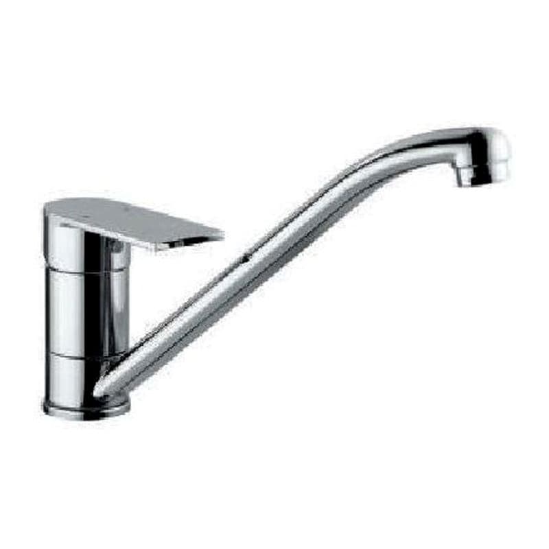 Single Lever Sink Mixer with Swinging (Table Mounted) with 450mm Long Braided Hoses