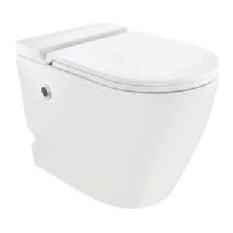 Tankless Single Piece WC with UF Soft Close Slim Seat Flush with Sensor & Manual Operated, Fixing Accessories Size: 360x580x450 mm, S Trap- 300 mm