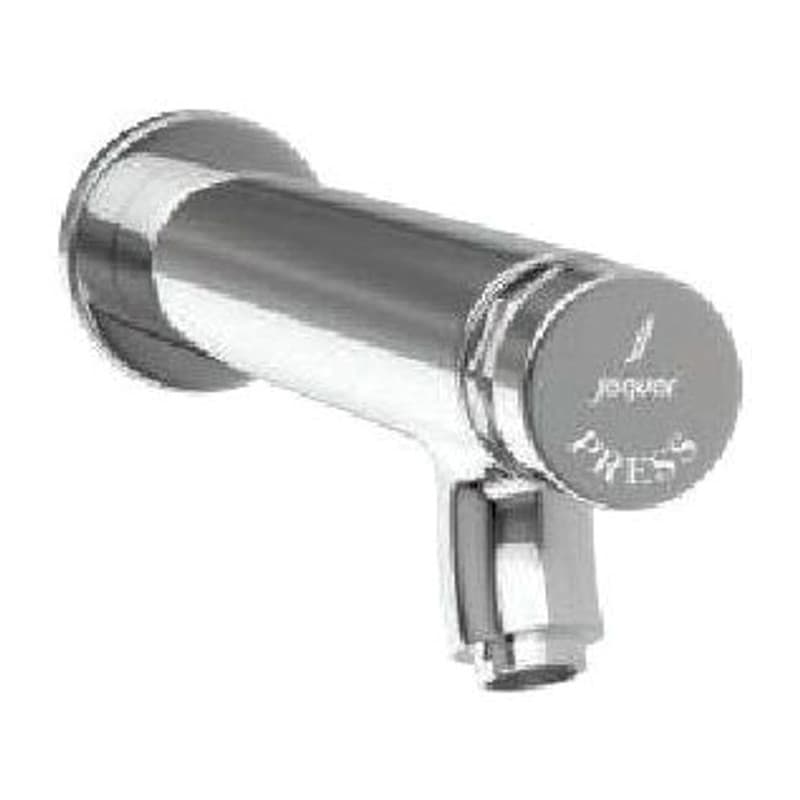 Bib Cock (Angular Shape) Auto Closing with Wall Flange