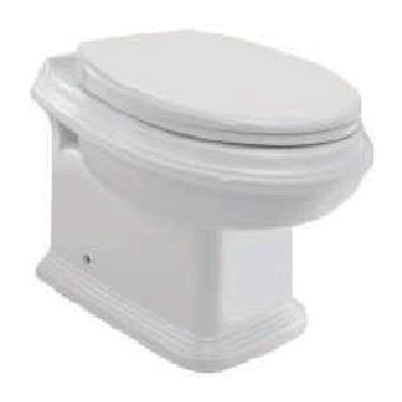 Rimless Back To Wall WC with UF Soft Close Seat Cover, Accessories and Accessories Set, Size: 410x570x420 mm, P Trap- 180 mm
