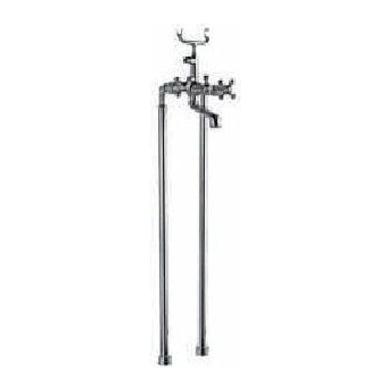 Bath and Shower Mixer with Telephonic Crutch and 950mm High Rise Legs Shower & Shower Hose