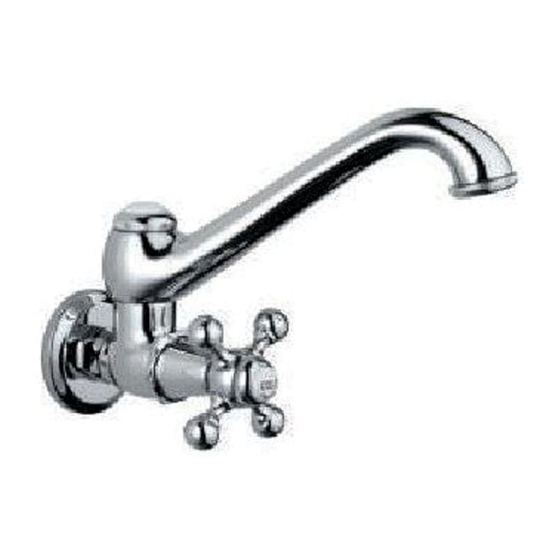 Table Sink Cock with Regular Swinging Spout Mounted Model with Wall Flange