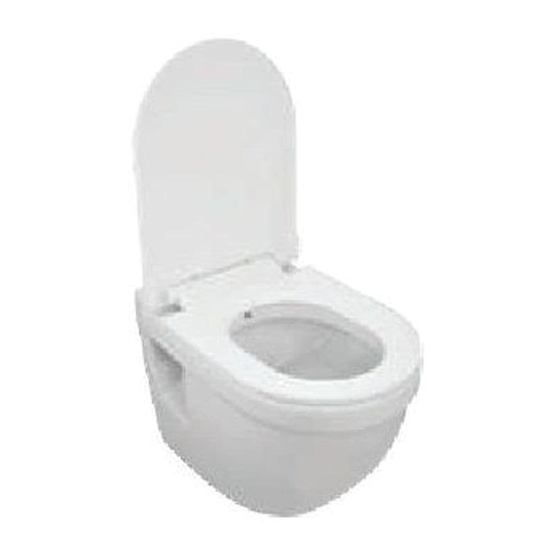 cover, Hinges, Wall Hung WC with In-built Jet, PP Soft Close Slim Seat, Hinges, Accessories Set, Size 365x525x400 mm