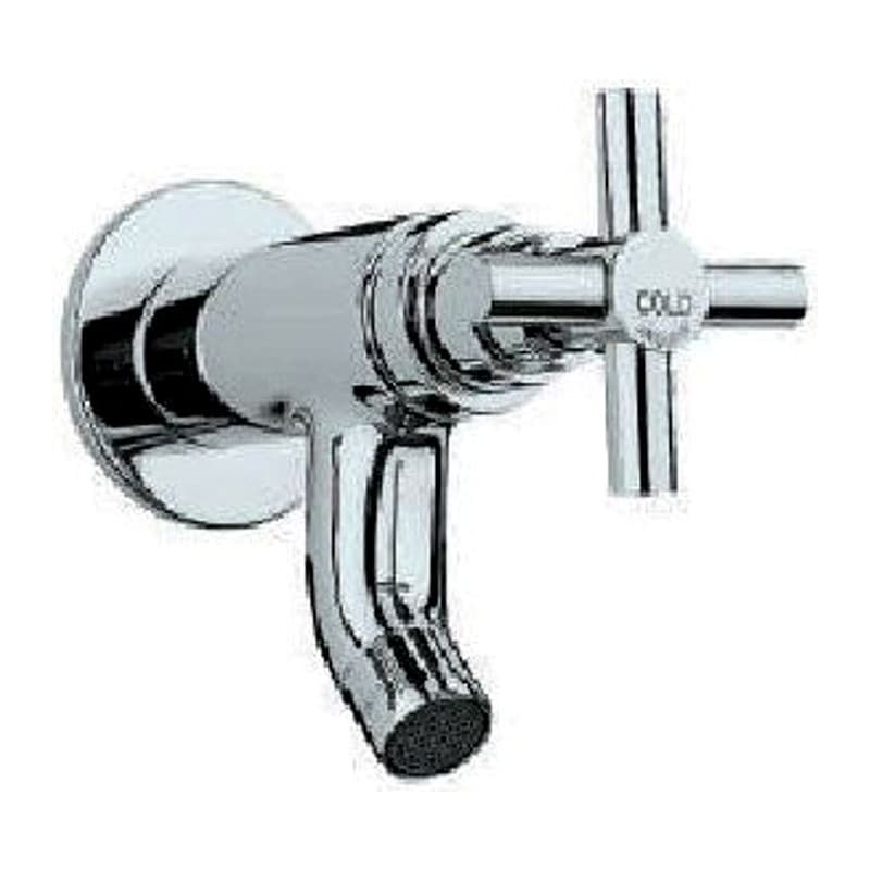 System Bib Cock (Angular Shape) with Wall Flange