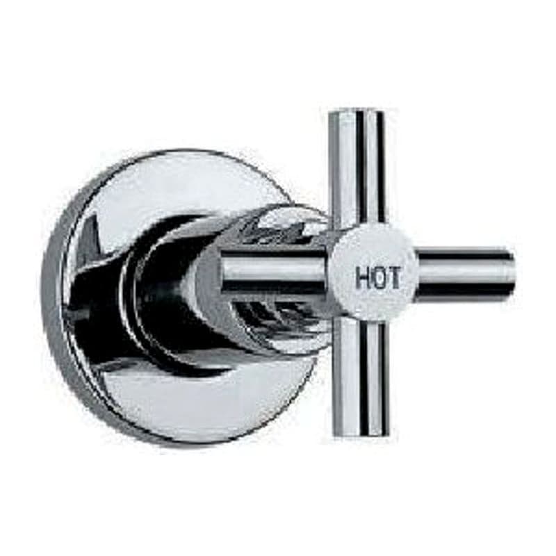 Exposed Part Kit of Concealed Stop Cock Hot Only & Flush Cock with Fitting Sleeve, with Operating Lever & Adjustable Wall Flange with Seal (Compatible with ALD-083L, ALD-089L or ALD-081)