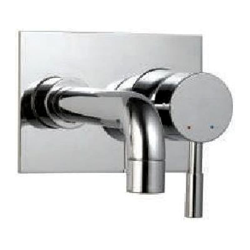 Single Lever High Flow Bath Filler Connecting Body Wall Mounted Model with Bath (Composite One Piece Body)