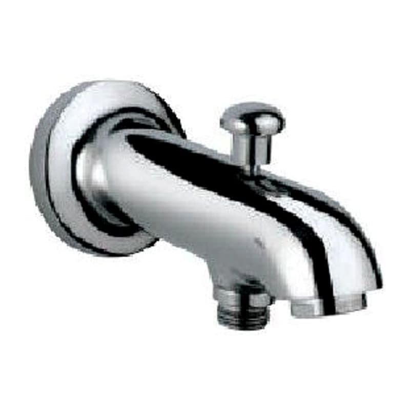 for Bath Tub Spout with Button attachement Built-in Flange with Inclined Shape