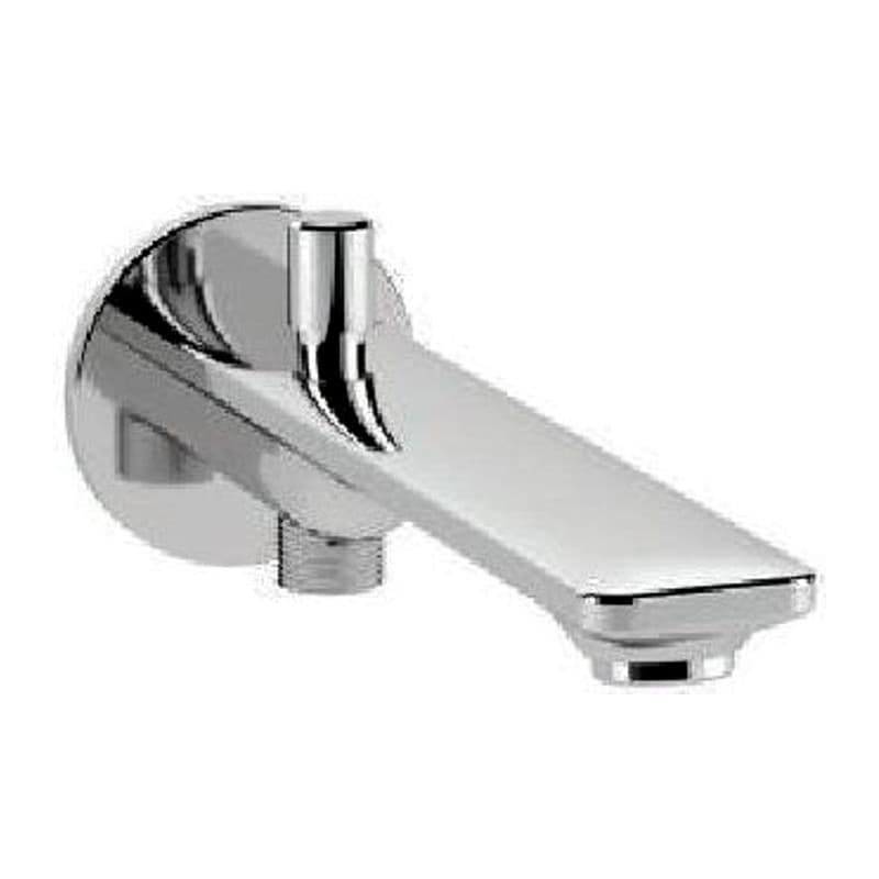 Bathtub Spout with Button Attachment Hand Shower with Wall Flange