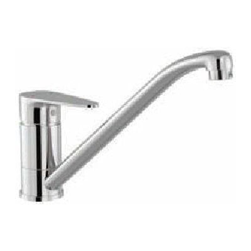 Single Lever Sink Mixer with Swinging (Table Mounted) with 450mm Long Braided Hoses