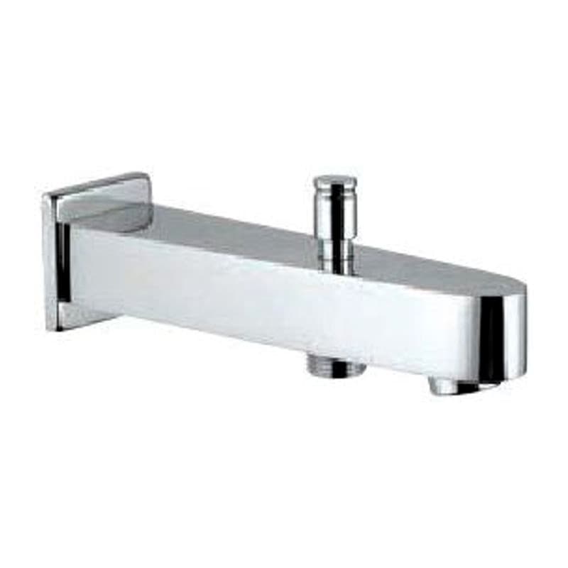 Bath Tub Spout with Button attachment Hand Shower with Wall Flange